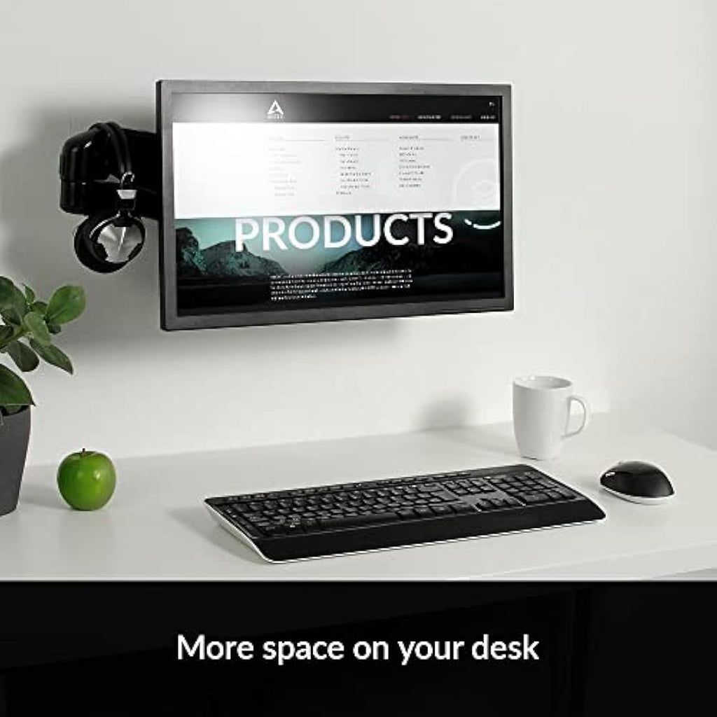 ARCTIC W1-3D Wall Mount Monitor Arm | Gas Lift for 43" Ultrawide - Black