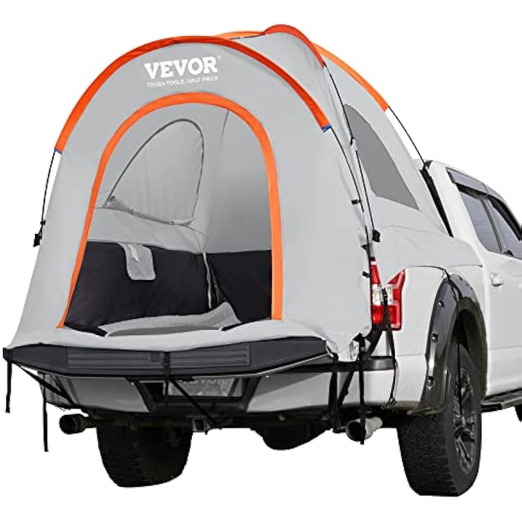 VEVOR Truck Bed Tent | Waterproof 6.4-6.7ft Pickup Tent with Rainfly