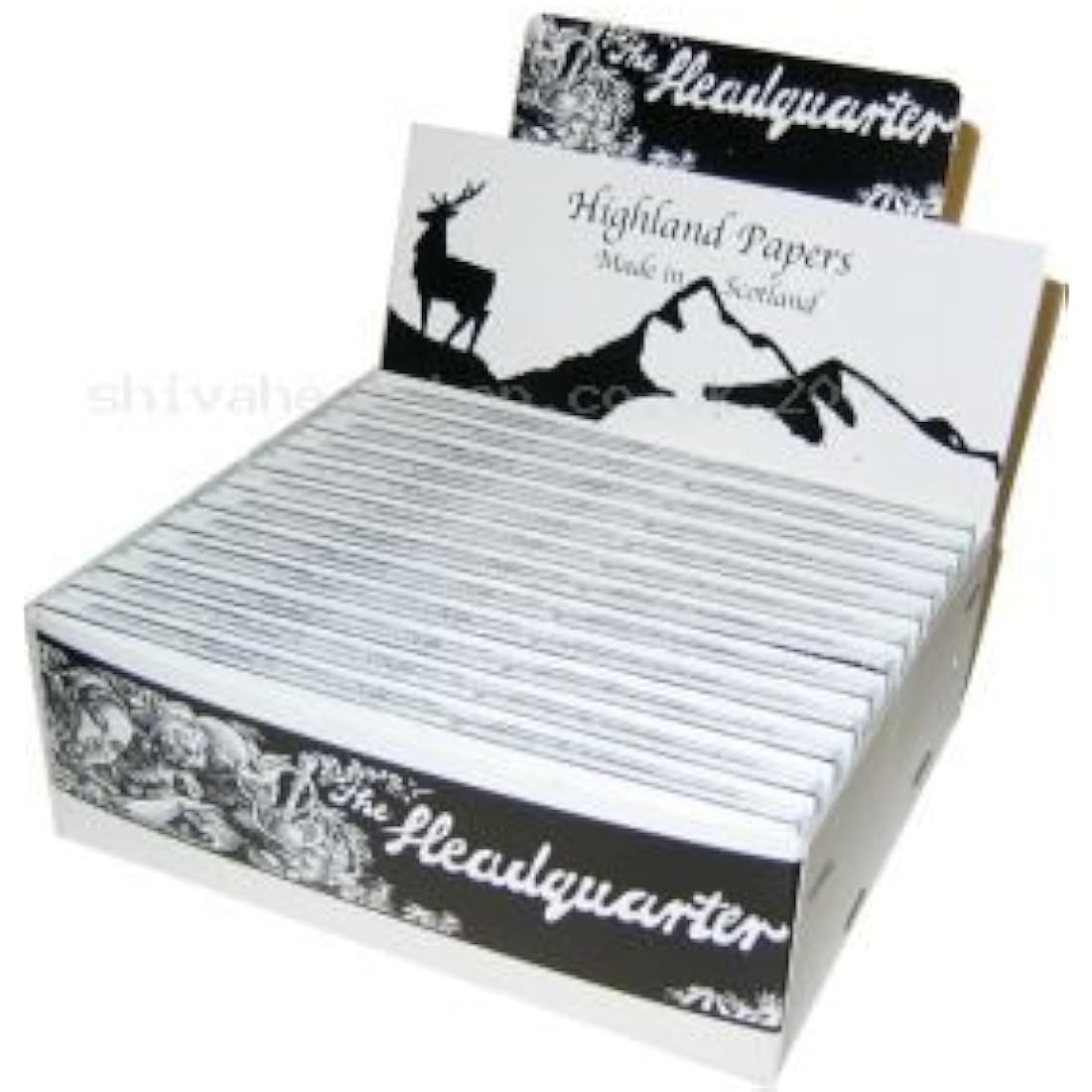 Highland Headquarter Rolling Papers – 24 Pack Bulk Smoking Supplies