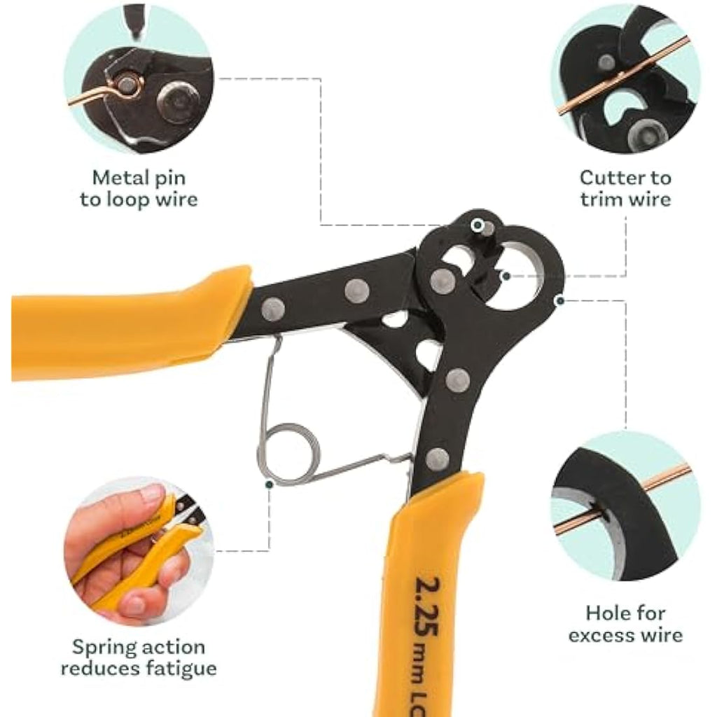 The Beadsmith One Step Looper – 2.25mm Jewelry Wire Looping Pliers