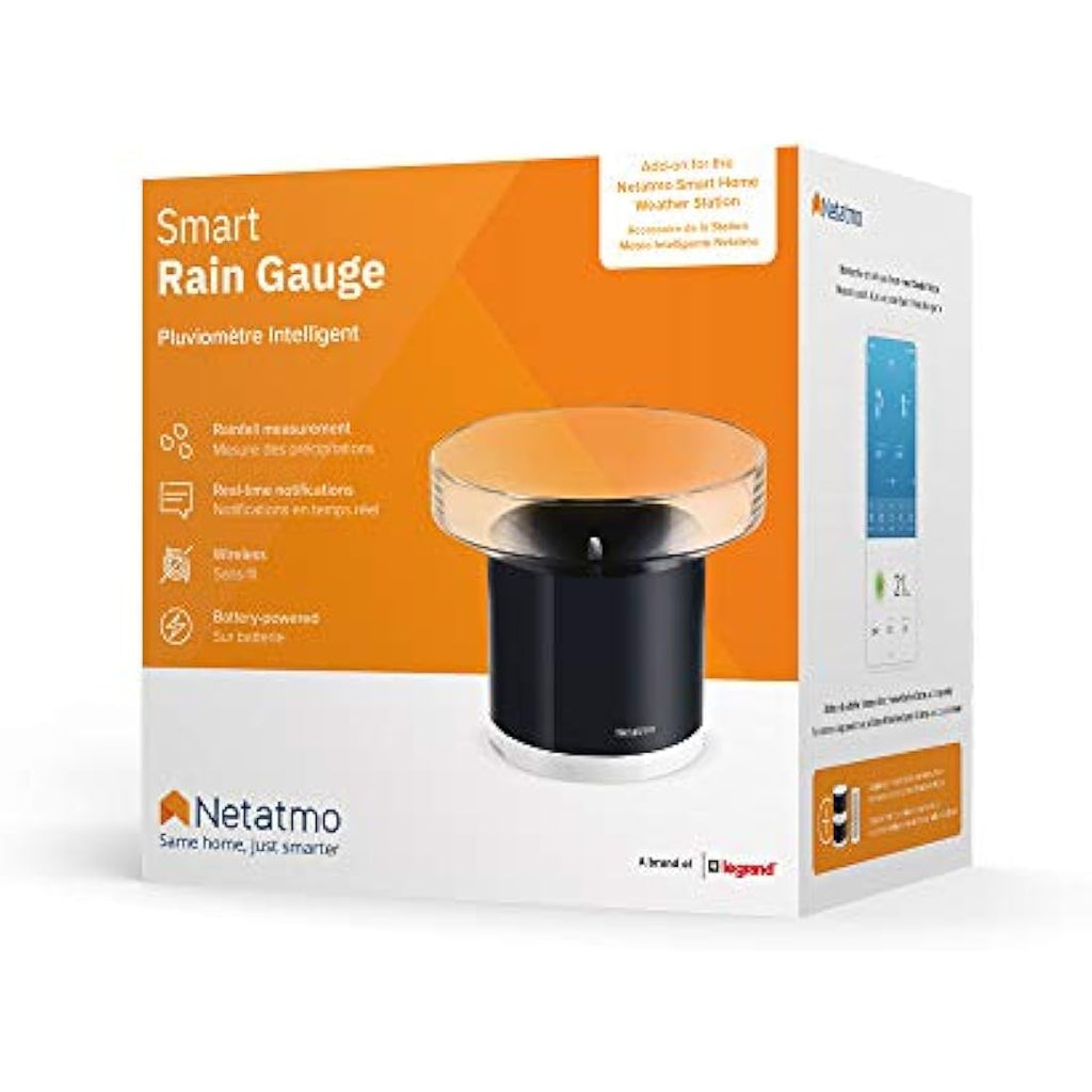 Netatmo Smart Rain Gauge Accessory for Weather Station – NRG01-WW
