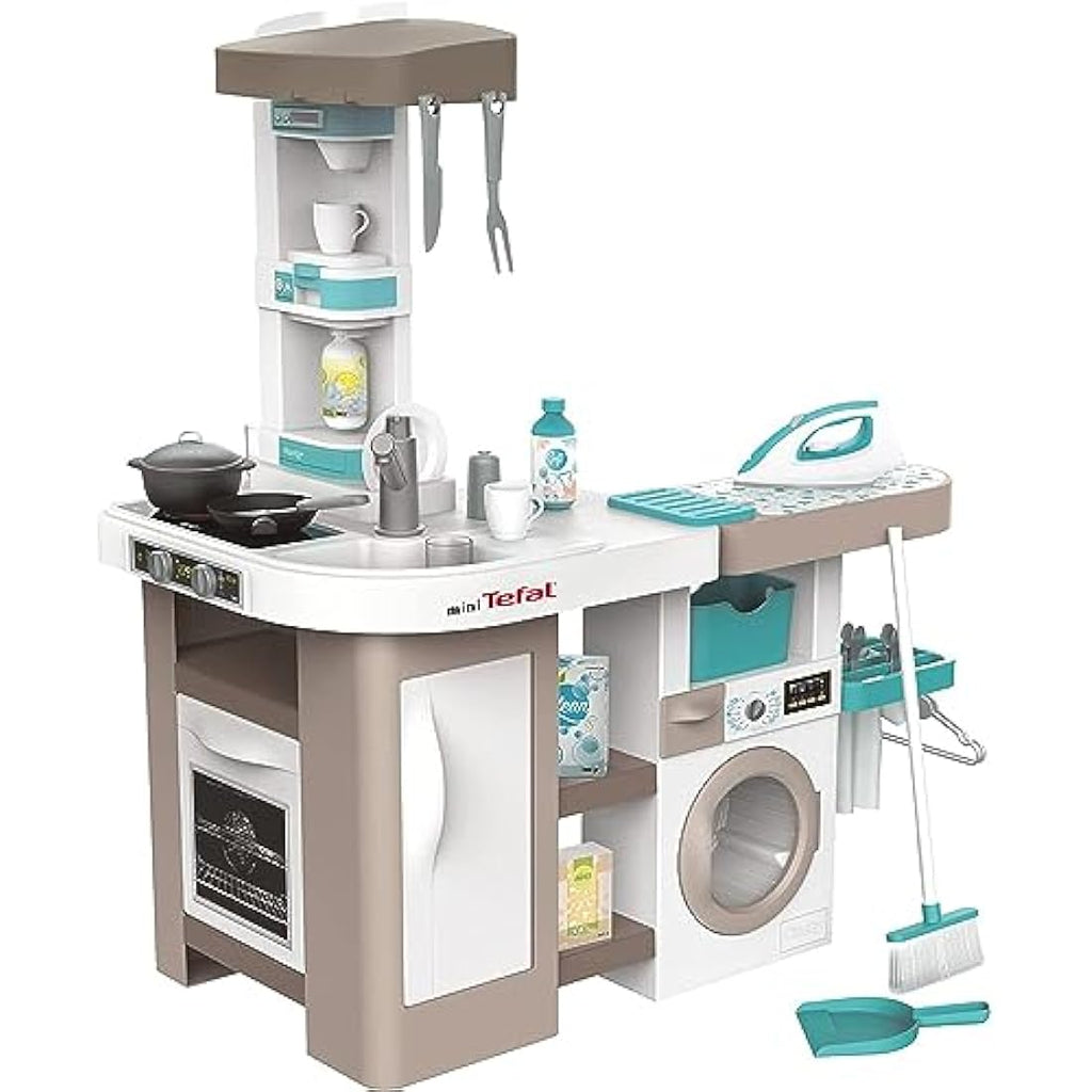 Smoby Tefal Studio Utility Kitchen – Kids Pretend Play Toy Set