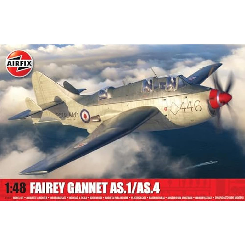 Airfix Fairey Gannet AS.1/AS.4 Model Plane Kit | 1:48 Scale Plastic Set