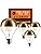 KOOYWAN G80 Vintage LED Filament Bulb – Dimmable Warm White 6W 4-Pack