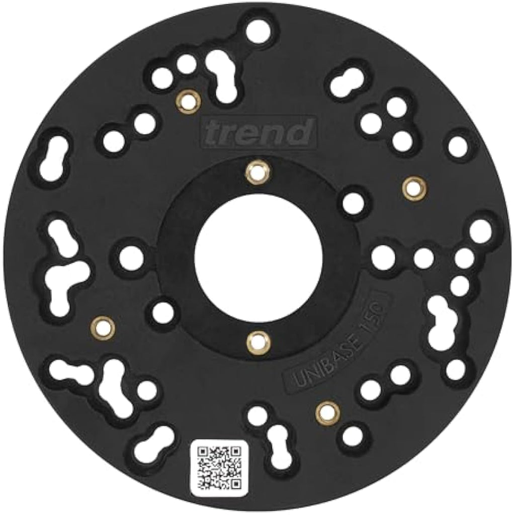 Trend Universal Plunge Router Sub-Base | 150mm Precision Guide Base