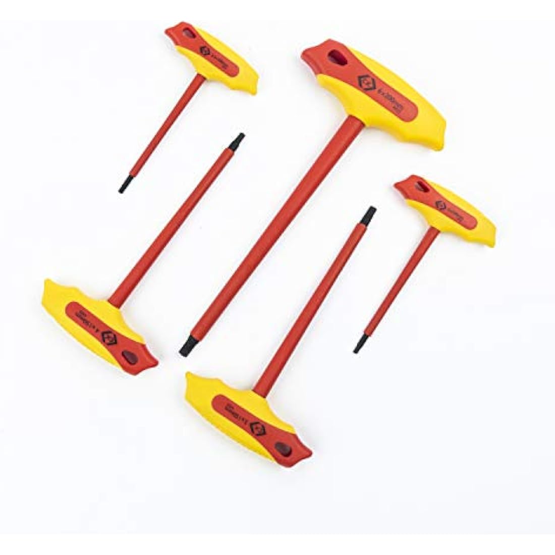 C.K T4422 Insulated T-Handle Hex Key Set | 5-Piece VDE S2 Steel