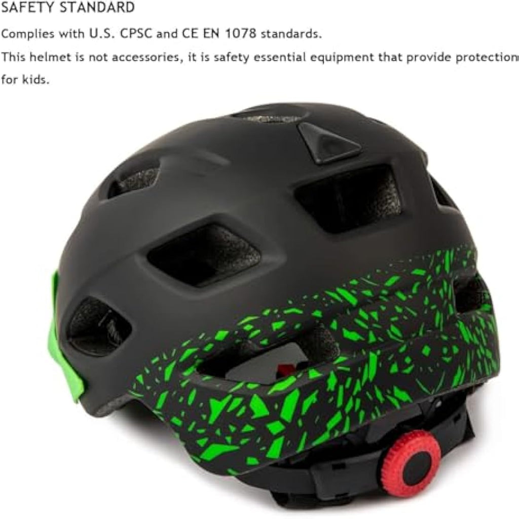 Exclusky Kids Bike Helmet | Adjustable Safety Gear for Ages 5–13