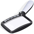LED Rectangular Magnifying Glass – Foldable 2X Reading Magnifier
