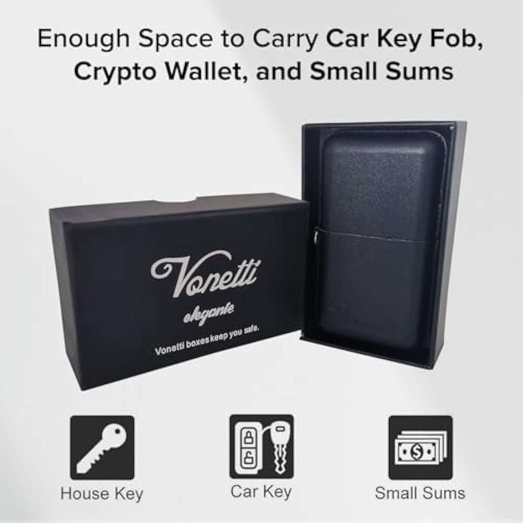 Vonetti Faraday Box – Aluminum RFID Signal Blocking Key Fob Protector