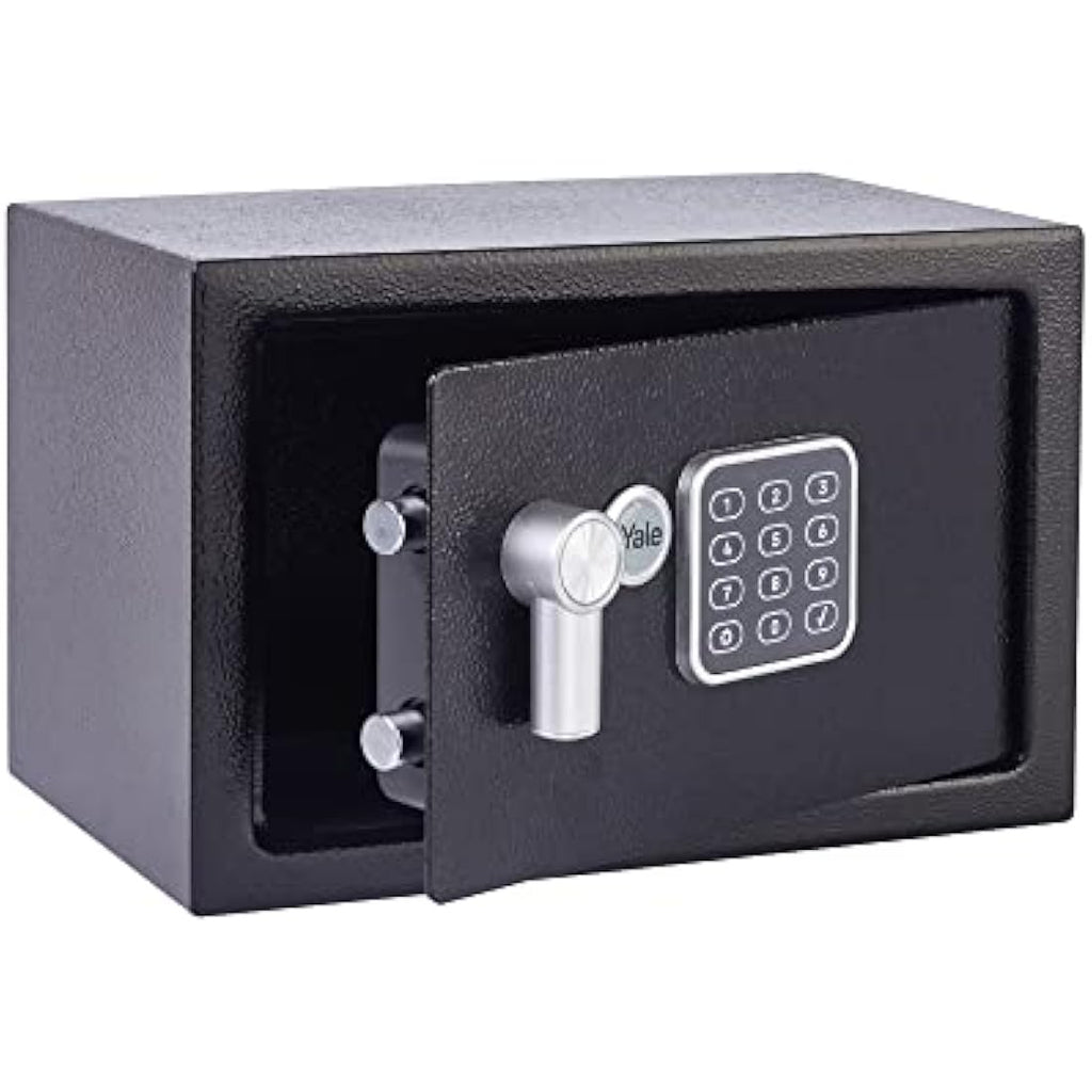 Yale Small Digital Value Safe – Steel Security Box with Keypad Entry