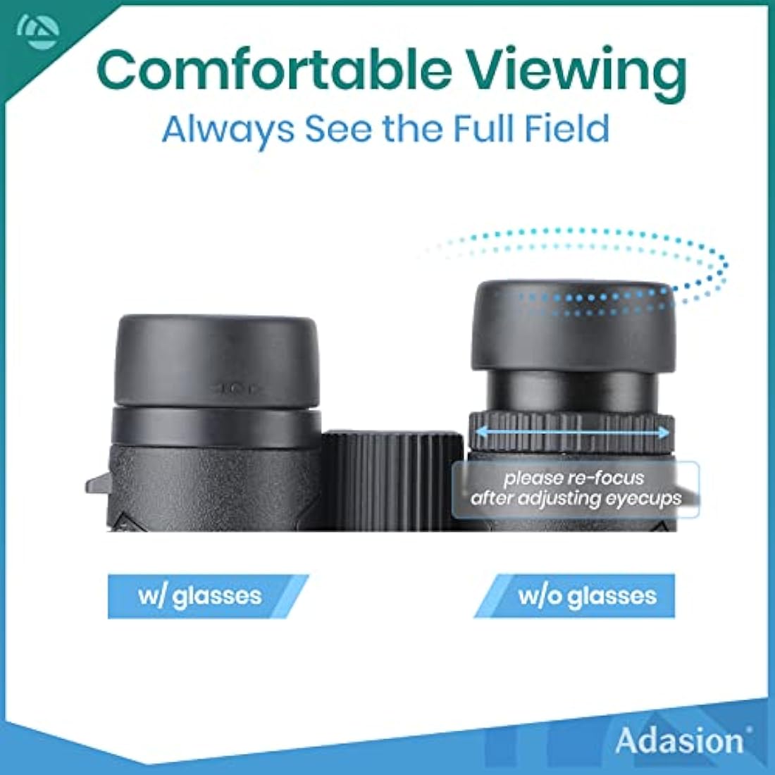 Adasion 12x42 HD Binoculars – High Power Waterproof Optics with Tripod