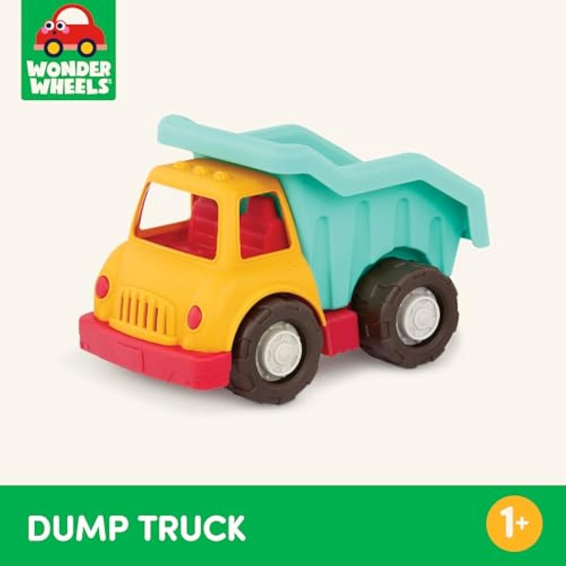 Battat Wonder Wheels Dump Truck – Recyclable Construction Toy for Toddlers