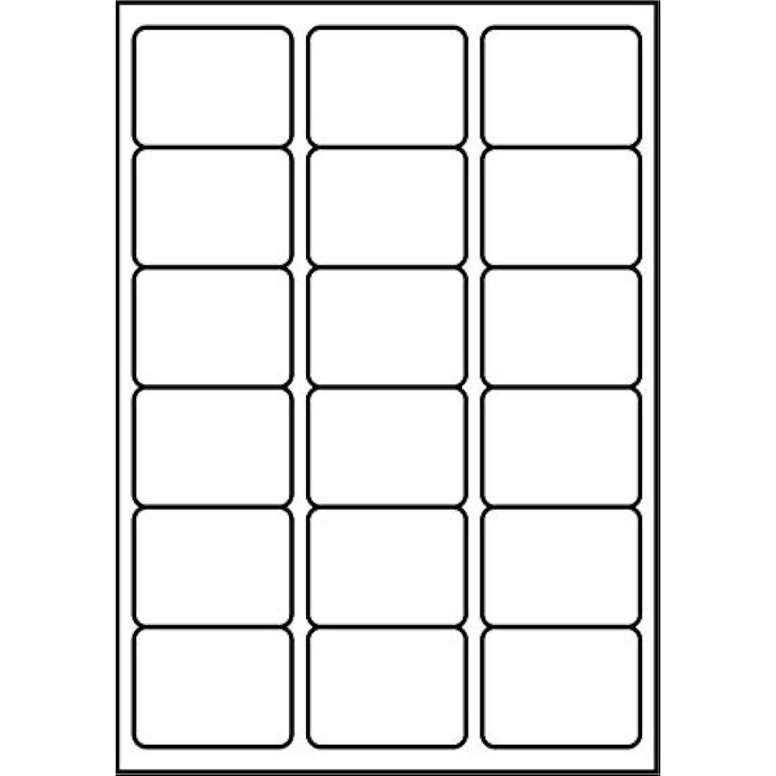 A4 Address Labels | 18 Per Sheet | 100 Sheets | 63.5 x 46.6mm
