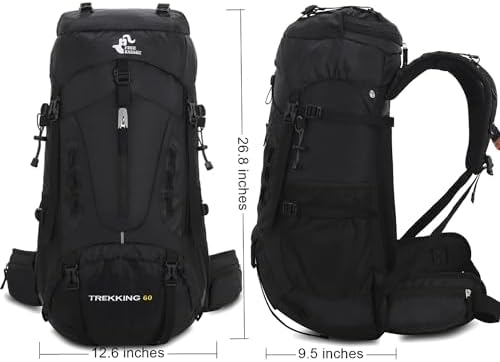 Jolof Store 60L Hiking Backpack – Waterproof Lightweight Travel Daypack