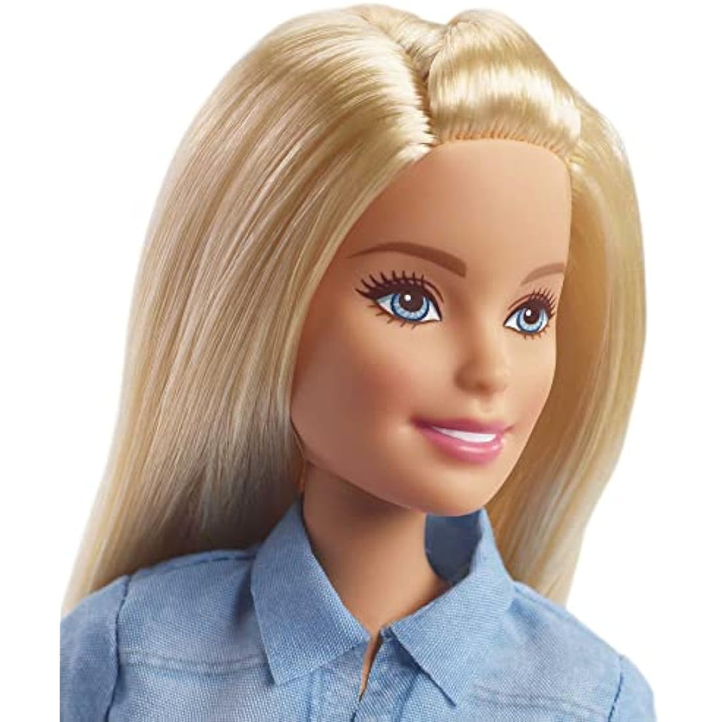 Barbie Travel Doll – Blonde Doll with Suitcase and 10+ Accessories