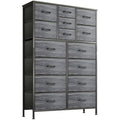 Jolof Store 15-Drawer Fabric Dresser | Large Bedroom Chest of Drawers
