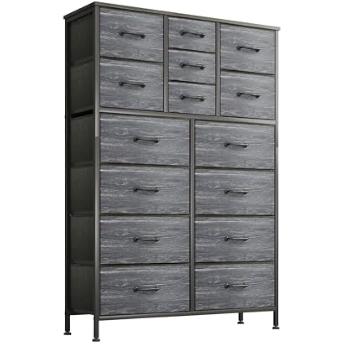 Jolof Store 15-Drawer Fabric Dresser | Large Bedroom Chest of Drawers