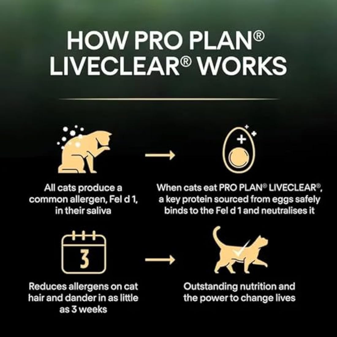 Purina Pro Plan LiveClear Senior 7+ Sterilised Turkey Dry Cat Food 2.8kg