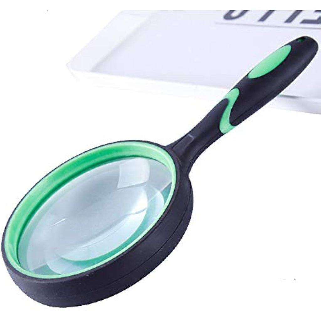 10X Handheld Magnifying Glass – 75mm Shatterproof Reading Lens