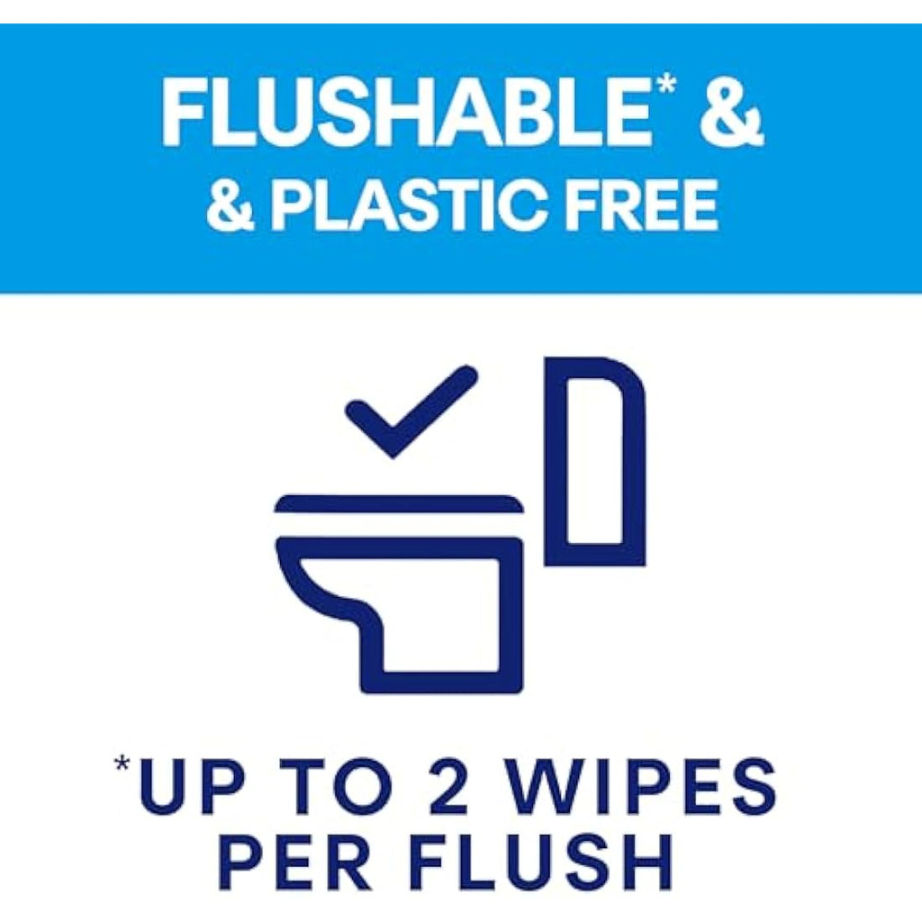 Andrex Ultimate Fresh Washlets – 12 Pack Flushable & Biodegradable Wipes