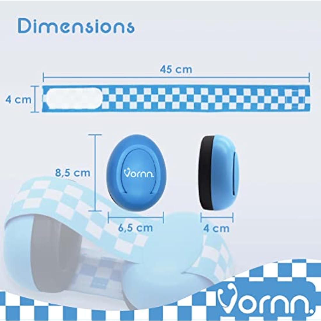 VORNN Baby Ear Defenders | Noise Cancelling Headphones 0-36 Months