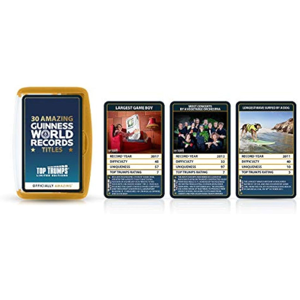 Top Trumps Guinness World Records Card Game – Educational Toy for Ages 6+