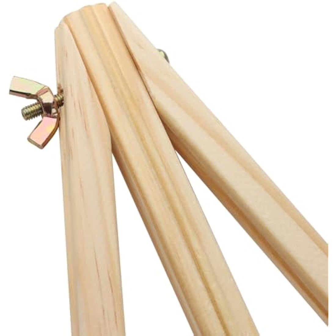 HAKZEON 8 Pack Tabletop Easel | 30cm Adjustable Pine Wood Painting Stand