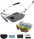 ROCKBROS Polarized Cycling Sunglasses | 5 Interchangeable Lenses TR90
