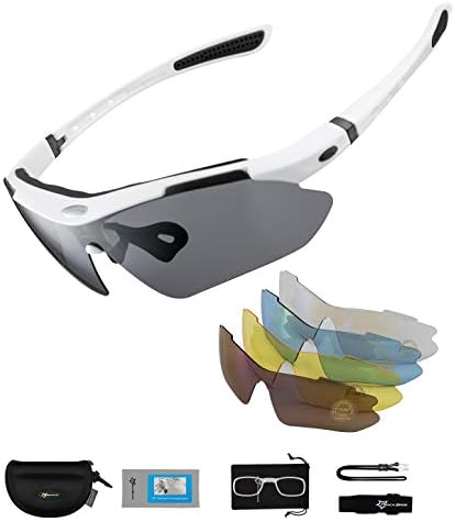ROCKBROS Polarized Cycling Sunglasses | 5 Interchangeable Lenses TR90