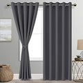 Blackout Curtains – Thermal Insulated Grommet Drapes, 66x90
