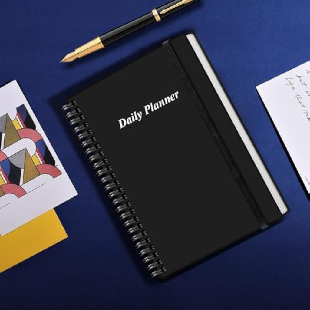 Jolof Store Undated Daily Planner – A5 Hourly Schedule & To Do List Notebook