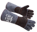 RAPICCA Bite Proof Leather Animal Handling Gloves | 16-inch Reinforced