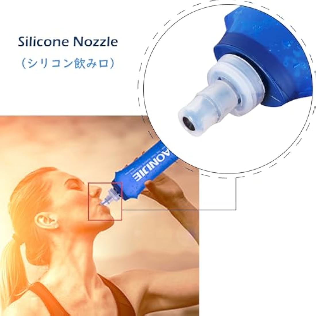 TRIWONDER Soft Flask – BPA-Free TPU Foldable Running Water Bottle