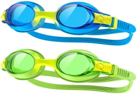 Kids Swimming Goggles | Anti-Fog Leakproof Silicone for Ages 3-14
