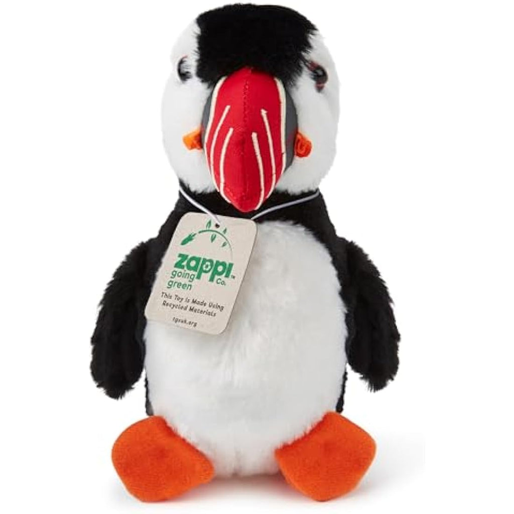 Zappi Co Puffin Plush Toy – 22cm Eco-Friendly Recycled Stuffed Animal