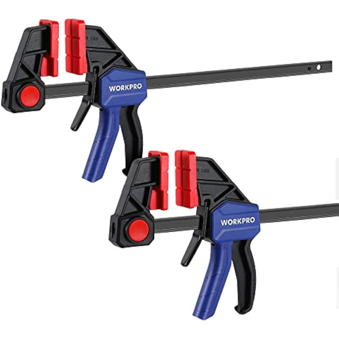 WORKPRO 2-Pack Heavy Duty 300mm F-Clamps | 300 LBS Quick Release Set