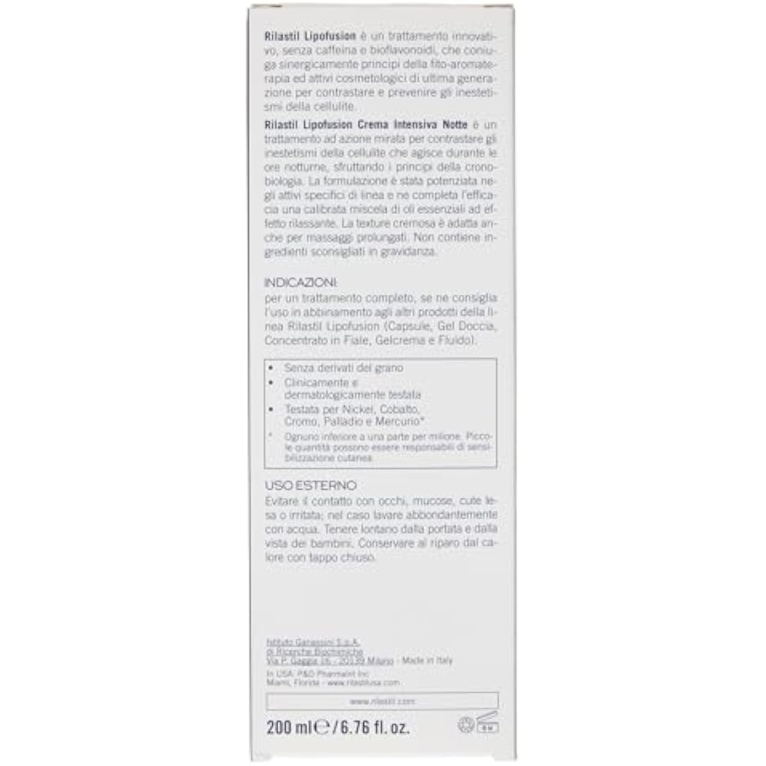 Rilastil Lipofusion Anti-Cellulite Body Cream - Firming Treatment 200 ml