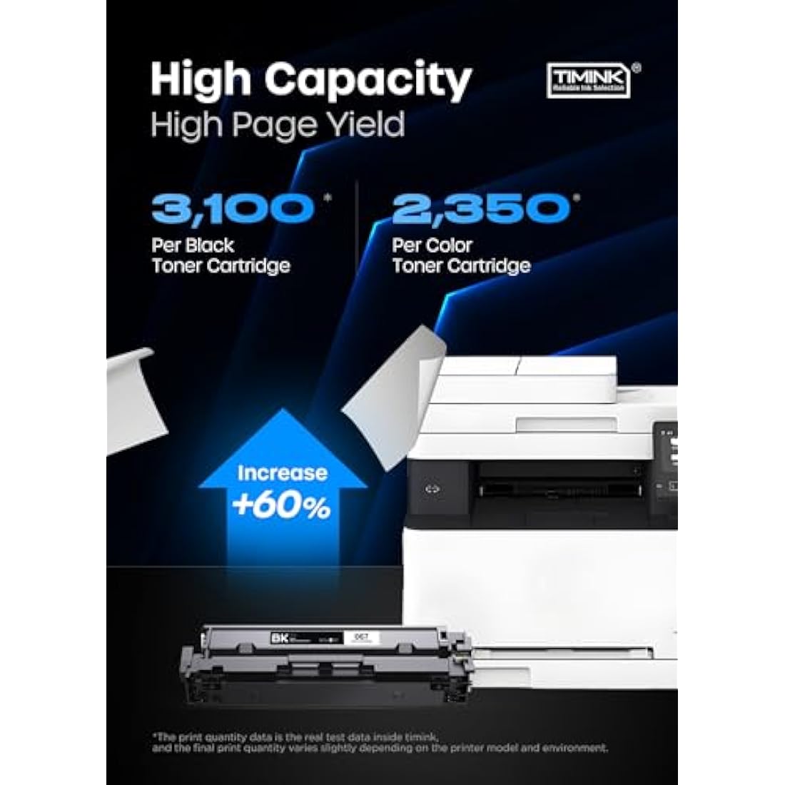 Timink CRG-067H Toner Cartridges for Canon i-SENSYS MF655CDW (4-Pack)