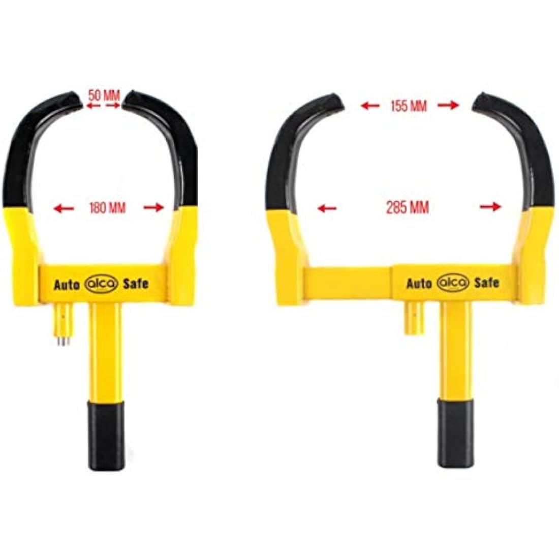 Alca Germany Heavy Duty Wheel Clamp Anti-Theft Lock for Cars & Trailers
