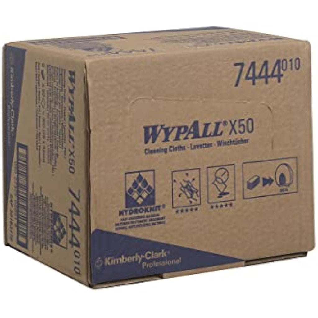 WypAll X50 Red Cleaning Cloths – Food Safe Absorbent Wipes – 300 Pack