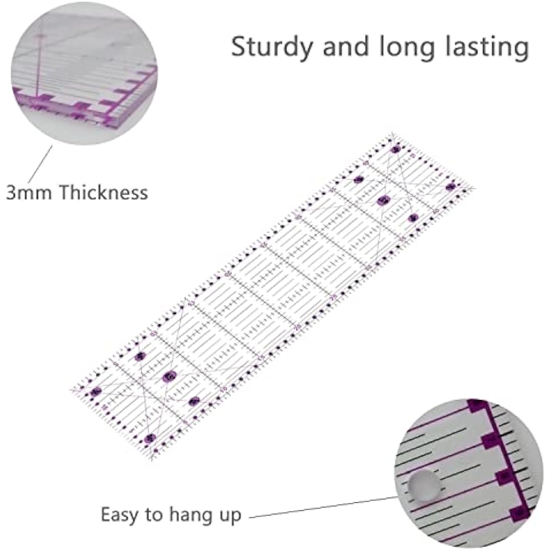 Rotary Cutter Set - Pink Quilting Kit with A2 Cutting Mat
