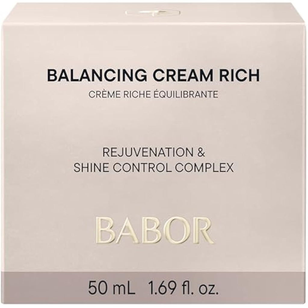 BABOR Skinovage Balancing Cream Rich – Mattifying Face Care, 50 ml