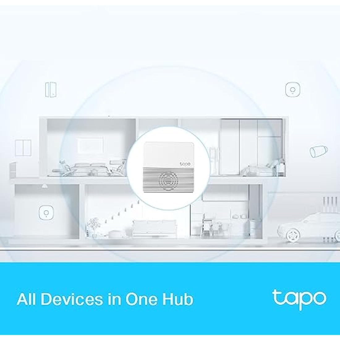 TP-Link Tapo H200 Smart Hub – Wireless Gateway with Alarm & Chime