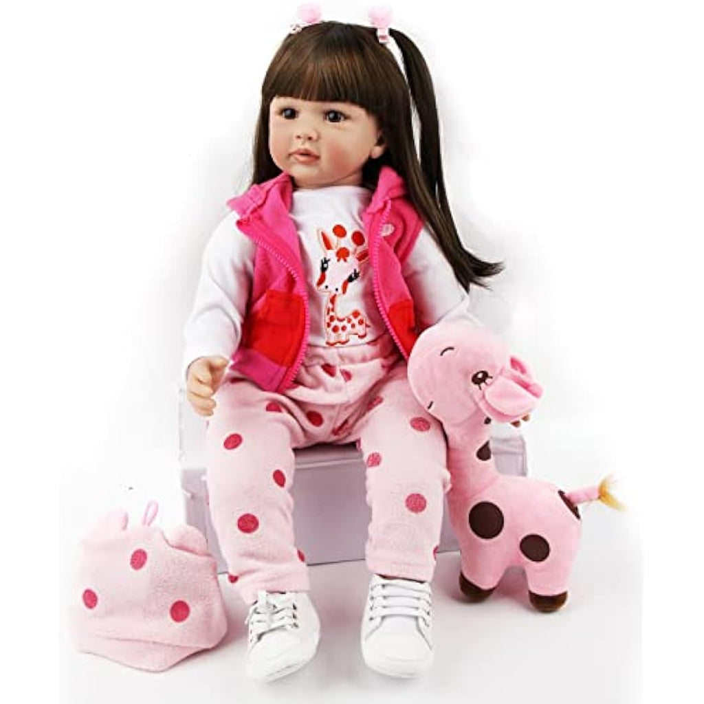 ZIYIUI 24-Inch Reborn Baby Doll – Realistic Soft Silicone Vinyl Girl