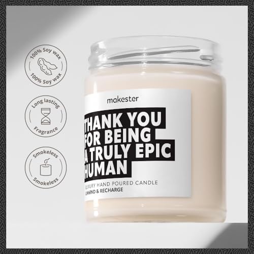 Jolof Store Luxury Soy Wax Candle – Vanilla & Jasmine Scented Gift
