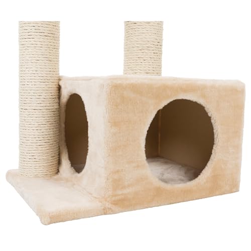 Trixie Valencia Cat Scratching Post – Durable Plastic Base, 28 cm