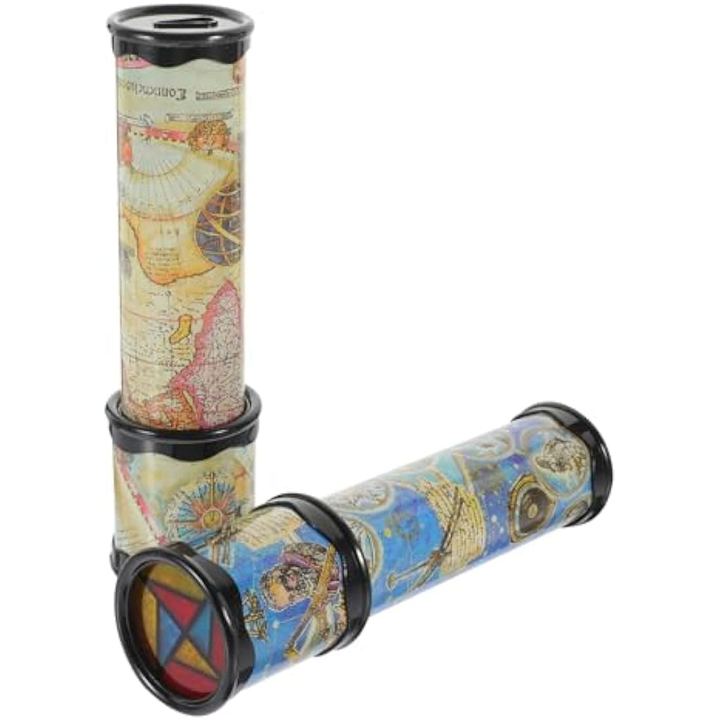 Jolof Store 20cm Kaleidoscope Toy 2-Pack – Retro STEM Optical Toy