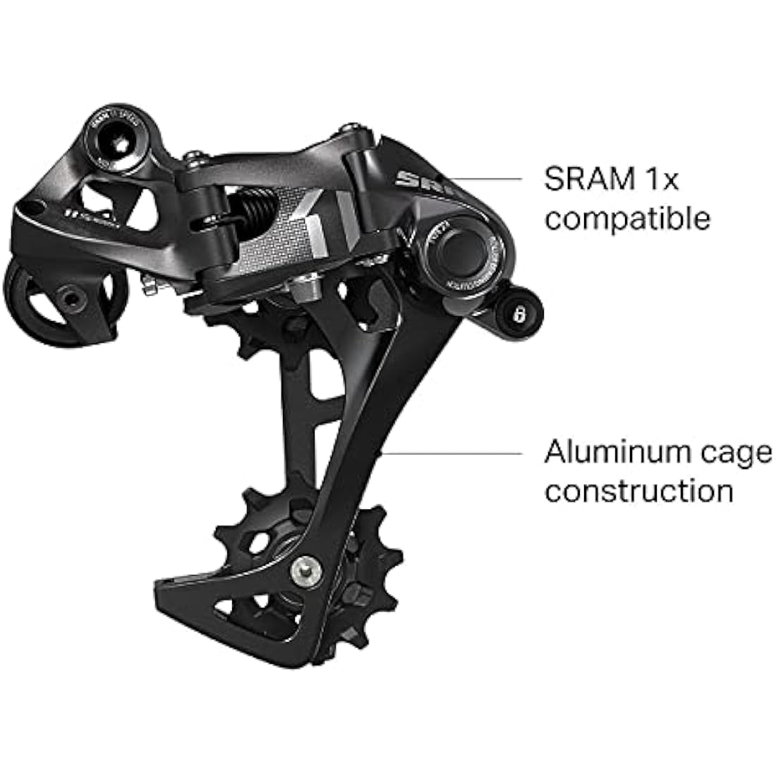 Sram X1 Type 2.1 Cambio Posteriore - 11 Velocità MTB - Nero