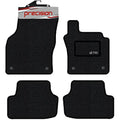 VW Golf MK7 (2013-2020) GTD Logo Black Tailored Car Mats