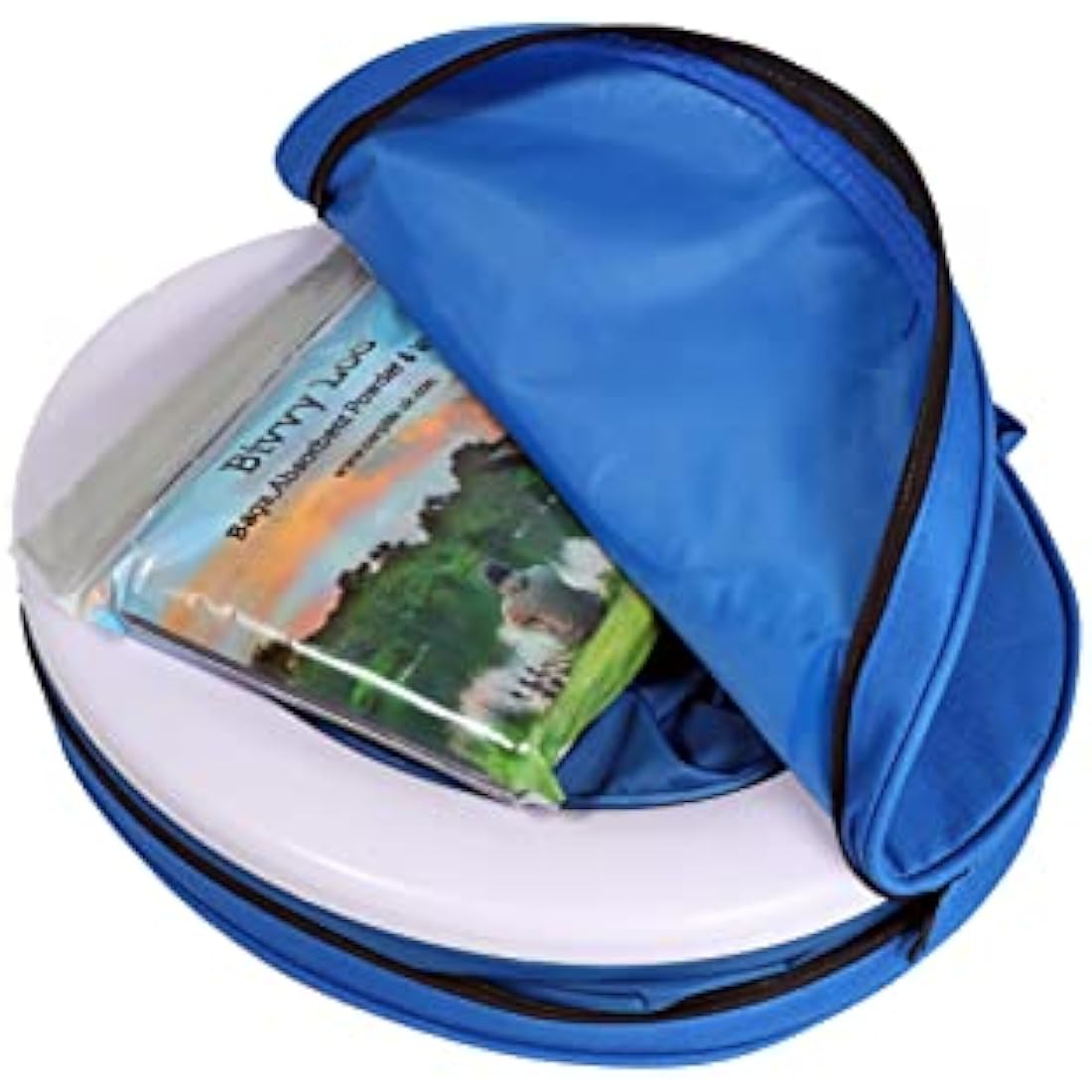 Bivvy Loo Portable Camping Toilet – Foldable Steel Frame, 150kg (Blue)